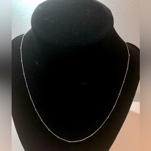 Delicate Silver Dot Necklace